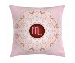 Mandala in Pink Pillow Cover