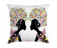 Floral Ladies Pillow Cover