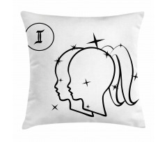 Stars and Sisters Pillow Cover
