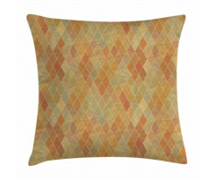 Geometric Rhombus Tile Pillow Cover