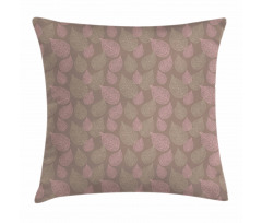 Woodland Foliage Motifs Pillow Cover