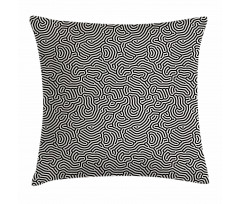 Maze Labyrinth Pillow Cover