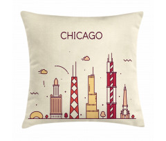 Doodle Town Pillow Cover