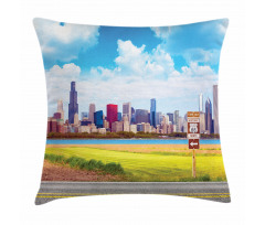Famous Route 66 Pillow Cover