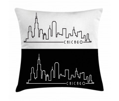 Minimalist City Pillow Cover