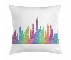 Abstract Scene Pillow Cover