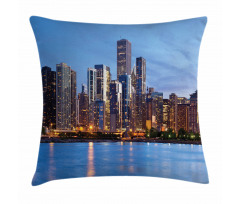 Big City Sunset Pillow Cover