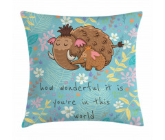 Mothers Day Elephant Pillow Cover