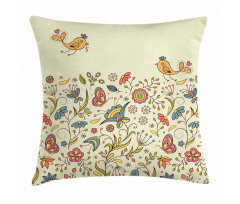 Colorful Summer Petals Pillow Cover