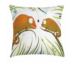 Insect World Design Pillow Cover