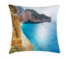 Zakynthos Island Coast Pillow Cover