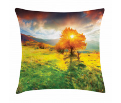 Fall Season Mountains Pillow Cover