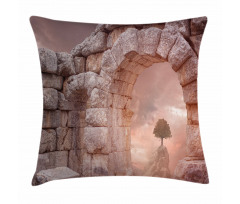 Greek Building Pillow Cover