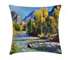 Mountains of Colorado Pillow Cover