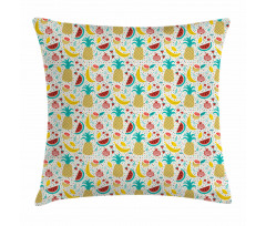 Fruits Abstract Kitchen Pillow Cover