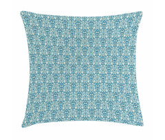 Damask Flowers Pillow Cover