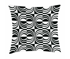 Checkered Curvy Pillow Cover