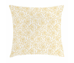 Art Deco Roses Pillow Cover