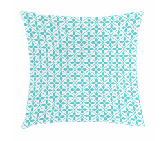 Waves and Flowers Pillow Cover