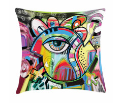 Colorful Art Eye Pillow Cover