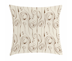 Scribble Spirals Pillow Cover