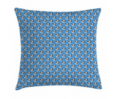 Hipster Funny Puppies Pillow Cover