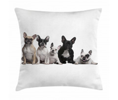 Young Doggies Photo Pillow Cover