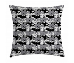 Gentlemen Punk Animals Pillow Cover