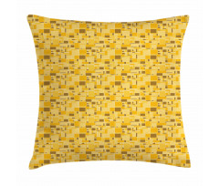 Squares Grid Pillow Cover