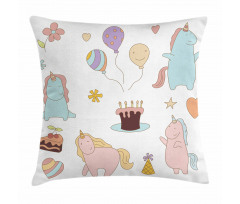 Birthday Animals Pillow Cover