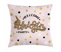 Hand Lettering Pillow Cover