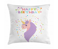 Doodle Birthday Pillow Cover