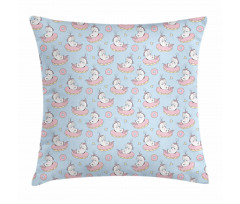 Animals Doughnuts Pillow Cover