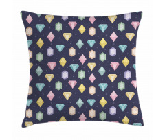 Gemstones Pattern Pillow Cover