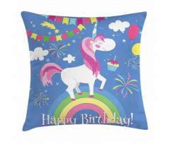 Birthday Cartoon Pillow Cover