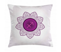 Horoscope Floral Pillow Cover