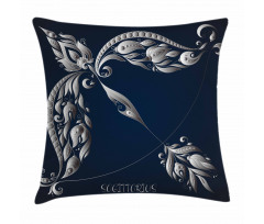 Bow Arrow Motif Pillow Cover