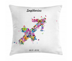 Arrow Flowers Pillow Cover