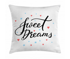 Hearts and Stars Pillow Cover