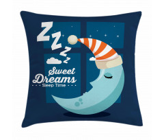 Bedtime Sleep Moon Pillow Cover