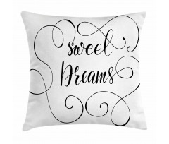 Romantic Curly Pillow Cover