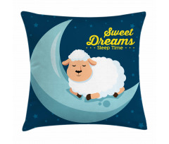 Night Sky Sheep Pillow Cover