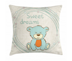 Teddy Bear Sleep Pillow Cover