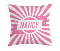 Popular Name in Pink Pillow Cover