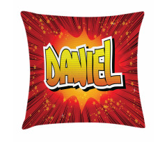 Stars American Boys Name Pillow Cover