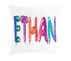 Balloons Happy Birthday Pillow Cover