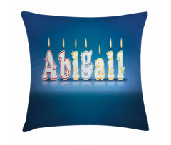 Alphabet Cake Topping Pillow Cover