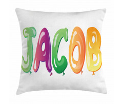 Traditional Male Name Pillow Cover