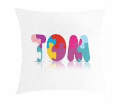 Colorful Popular Boy Name Pillow Cover