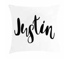 Modern Popular Male Name Pillow Cover